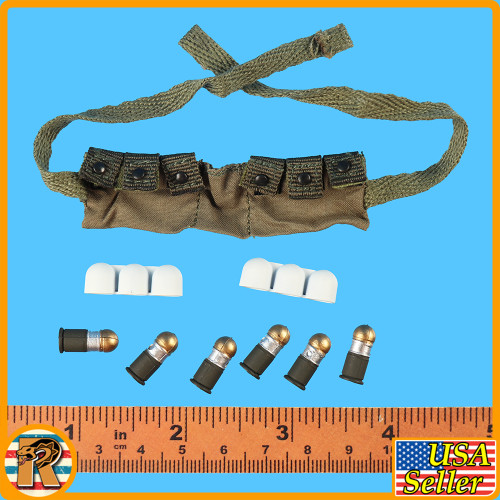 Vietnam Era Female - 40mm Greandes & Bandolier - 1/6 Scale Part - DOECHI